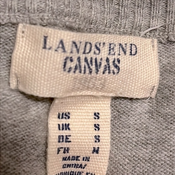 Lands’ End Canvas cardigan - Picture 2 of 4